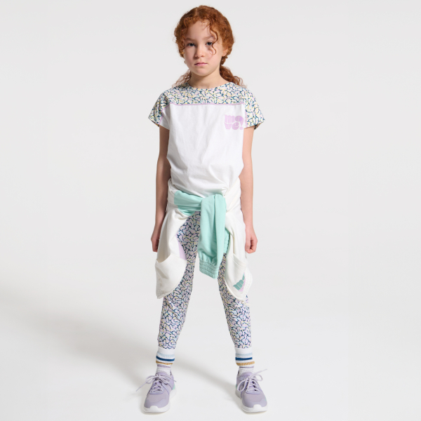 تيشيرت بأكمام قصيرة، أبيض للفتيات